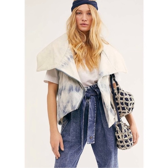 Free People Sherpa Lined Vest Size Small - Picture 16 of 16